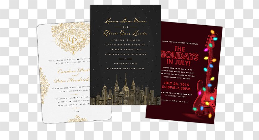 Wedding Invitation Convite Reception Rehearsal Dinner - Letter - Business Card Transparent PNG