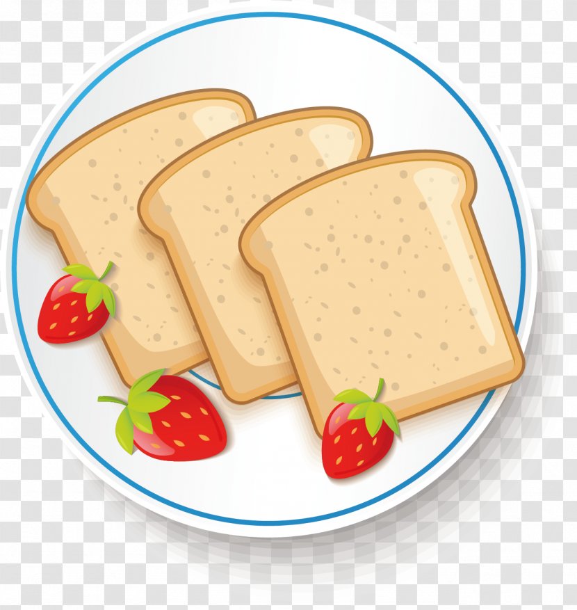 Toast Drawing - Bread - Vector Hand-painted Delicious Transparent PNG