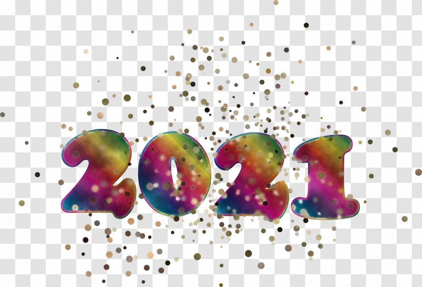 2021 Happy New Year 2021 New Year Transparent PNG