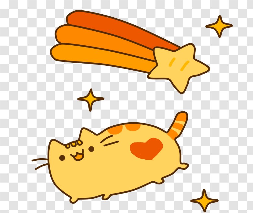 Cat Pusheen Art Clip - Organism Transparent PNG