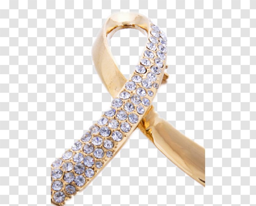 Ribbon Gold - Fashion Accessory - Full Diamond Yellow Transparent PNG