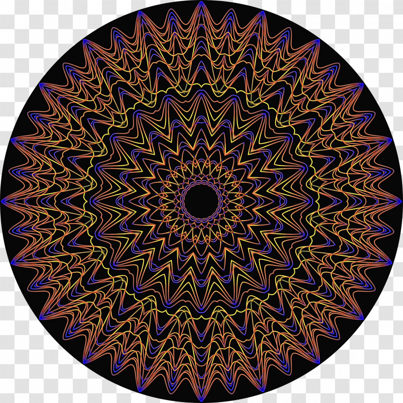 Kaleidoscope Toutiao Pattern Jimsonweed Symmetry Transparent PNG