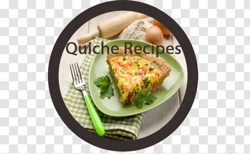 Quiche Omelette Vegetarian Cuisine Plate Food Transparent PNG