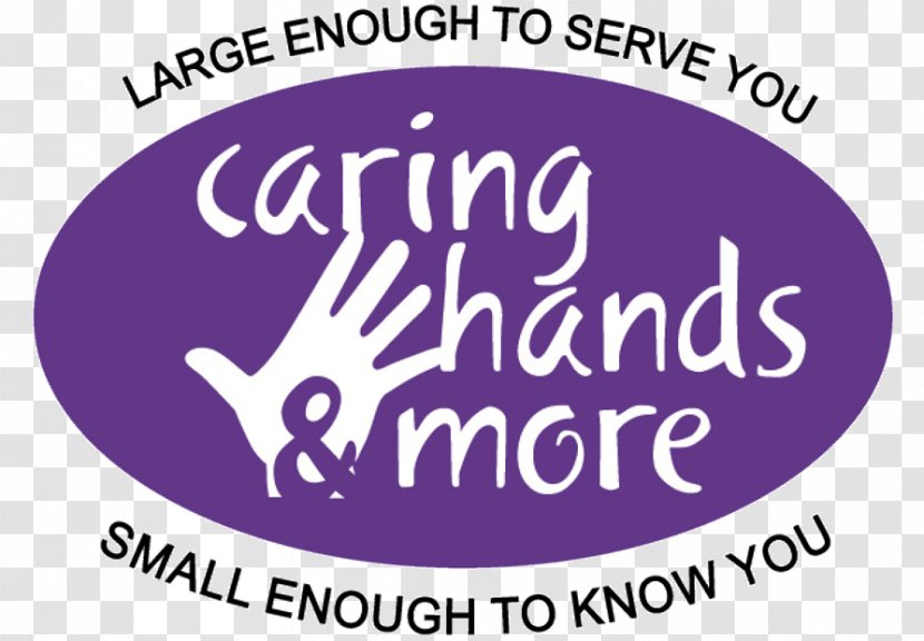 Caring Hands & More LLC Home Care Service Health Logo Hospital - Iowa City - Text Transparent PNG