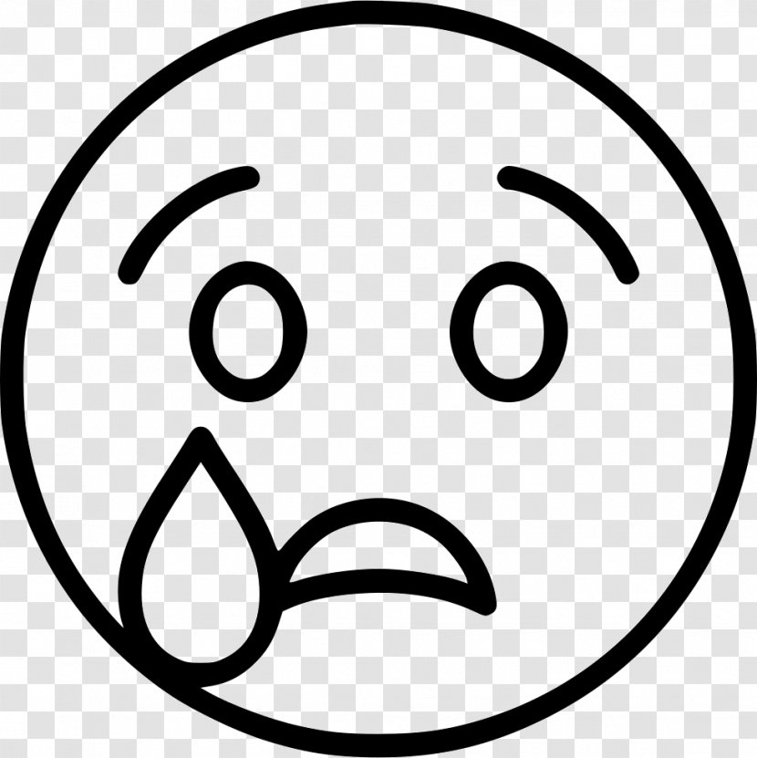 Smiley Face Coloring Book Crying Transparent PNG