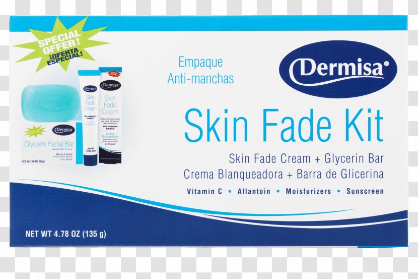 Dermisa Skin Fade Cream Water Brand Service - Advertising Transparent PNG