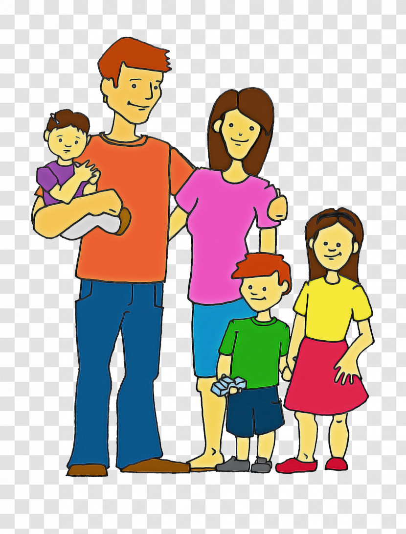 People Social Group Cartoon Sharing Child Transparent PNG