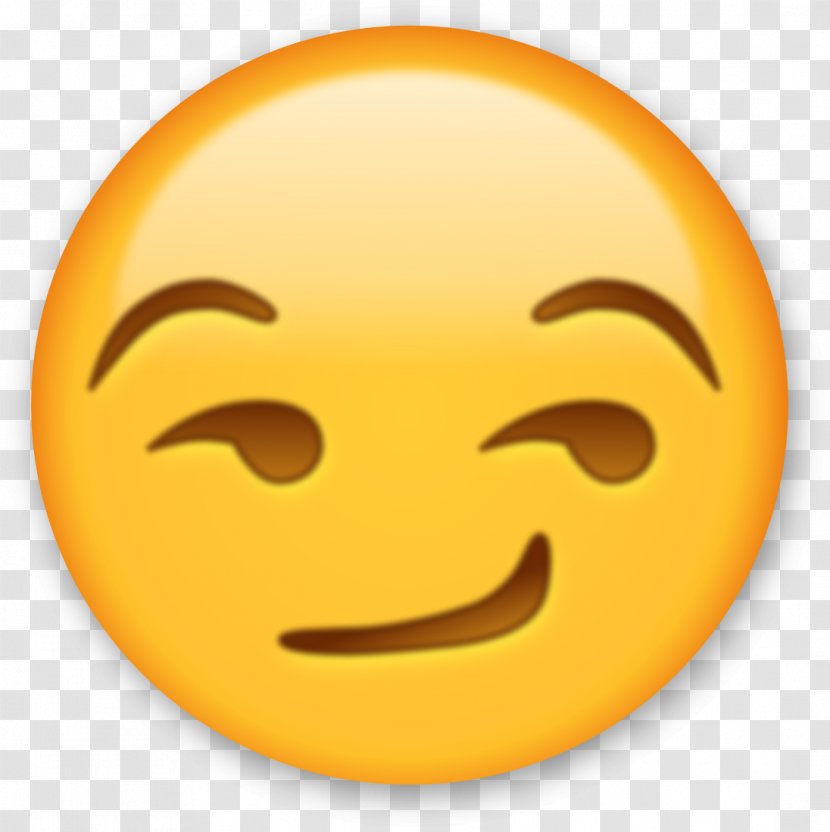 Emoji Smirk Wink Smiley Face - Cliparts Transparent PNG