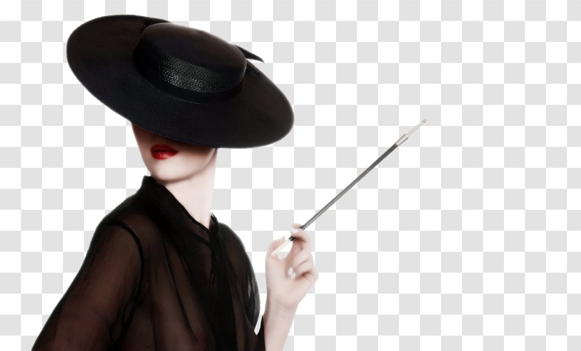 Painting Woman With A Hat - Headgear Transparent PNG