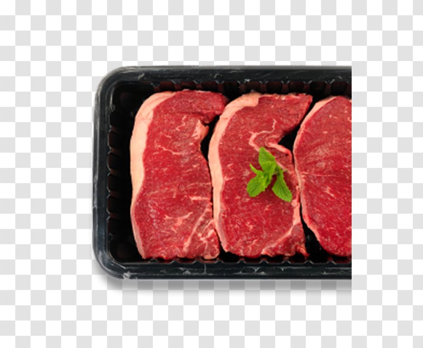Sirloin Steak Meat T-bone Packaging And Labeling - Watercolor Transparent PNG