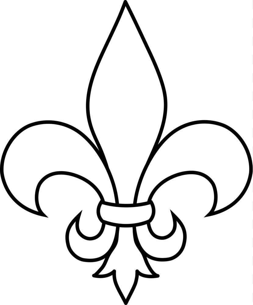 Fleur-de-lis New Orleans Saints Free Content Public Domain Clip Art - Flower - Fleur De Lys Transparent PNG