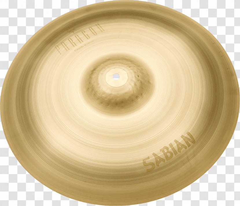 Crash Cymbal Sabian Paragon Brass - Paiste Transparent PNG