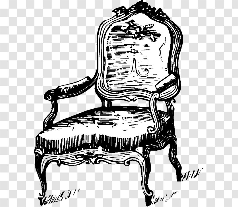 Table Chair Furniture Chaise Longue Antique - Art Transparent PNG