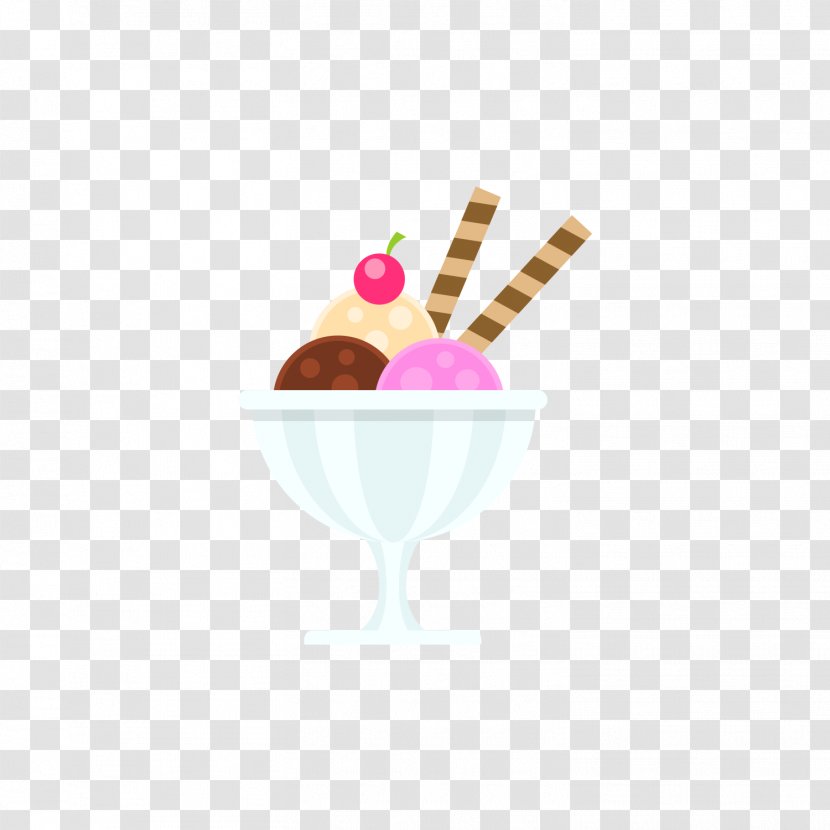 Ice Cream Cones Sundae Spoon - In The Cup Transparent PNG