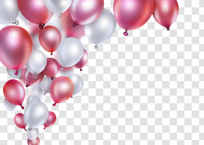Balloon White Stock Photography Red - Royaltyfree Transparent PNG