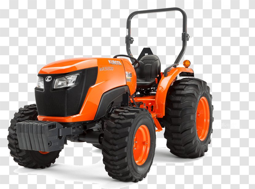 Tractor Agriculture Kubota Corporation Agricultural Machinery Heavy - Automotive Tire Transparent PNG