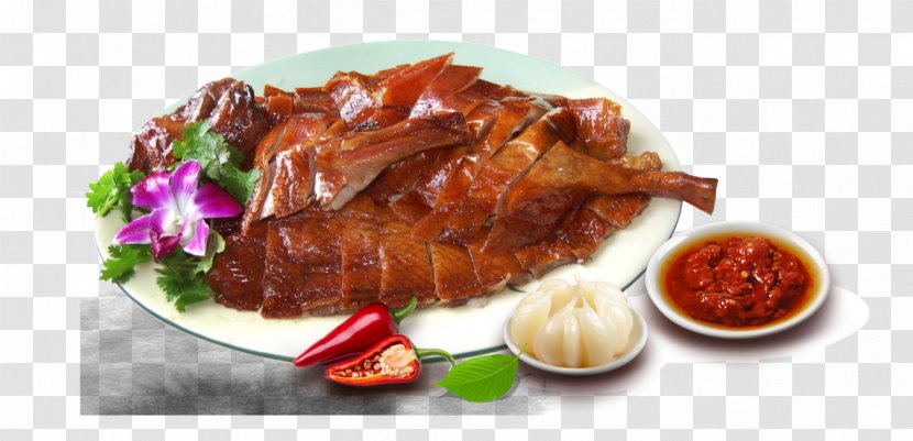 Peking Duck Quanjude Roast Chicken Goose - Template - Beijing Cuisine Transparent PNG