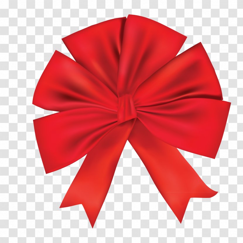 Red Ribbon - Computer Network - Creative Bow Material,Red Transparent PNG