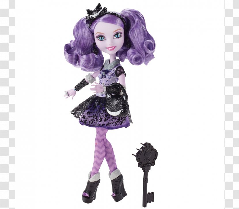 Cheshire Cat Ever After High Way Too Wonderland Kitty Doll Toy Transparent PNG