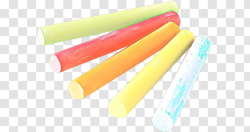 Yellow Plastic Material Property Chalk Transparent PNG