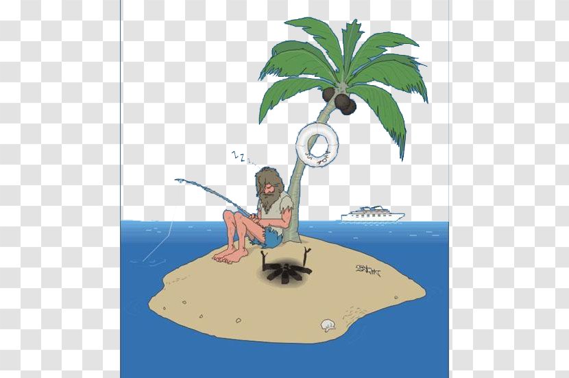 Cartoon Illustration - Grass - The Savage On Island Transparent PNG