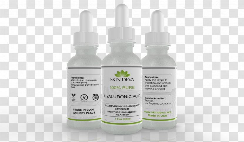 Hyaluronic Acid Skin Care Serum Antioxidant - Water Transparent PNG