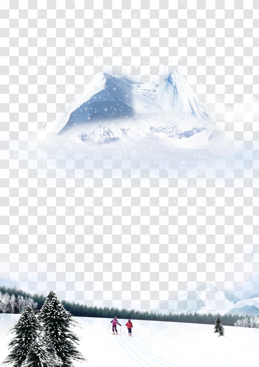 Poster Snow Skiing - Storm Ski Transparent PNG