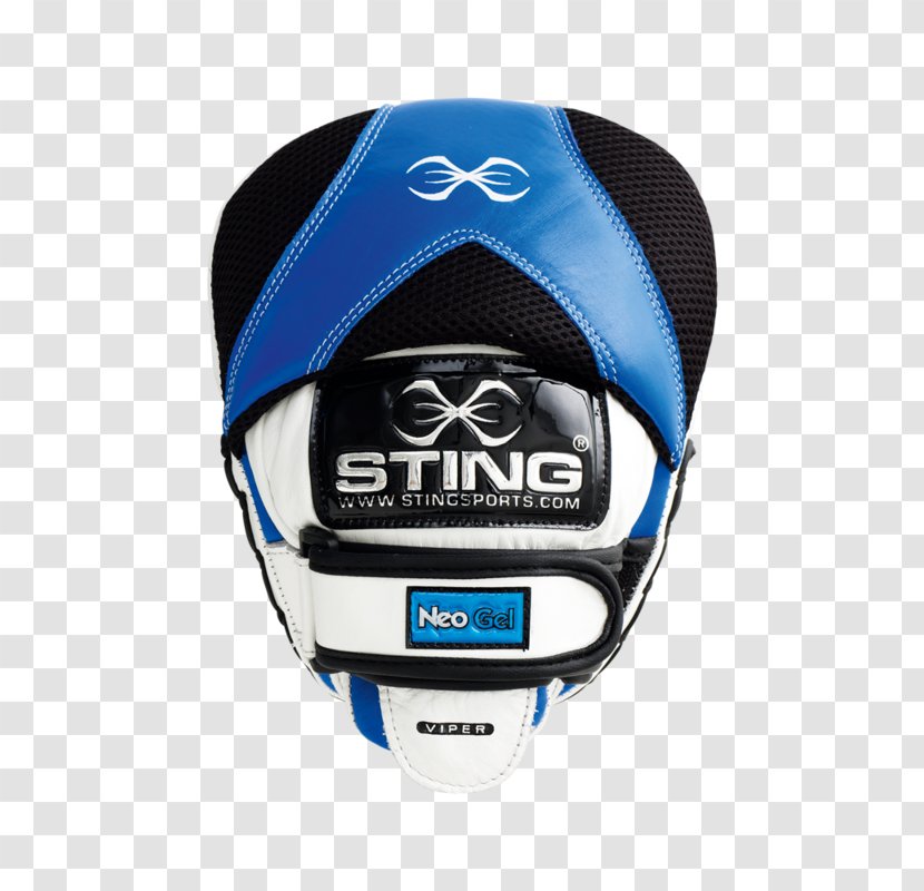 Focus Mitt Boxing Sting Sports Punch Glove - Electric Blue Transparent PNG