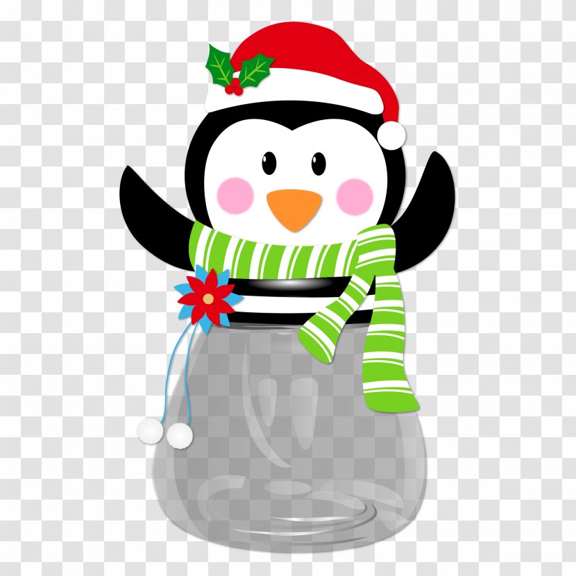 Penguin Image Christmas Day Cartoon - Bird - Glasses Transparent PNG