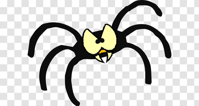 Scary Spiders Spider Web Clip Art - Website - Cliparts Transparent PNG