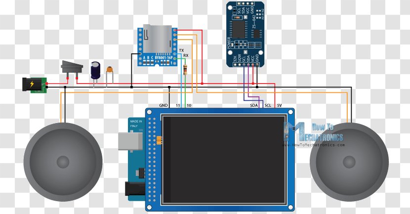 Microcontroller Electronics Electronic Component - Technology - Digital Alarm Clock Transparent PNG