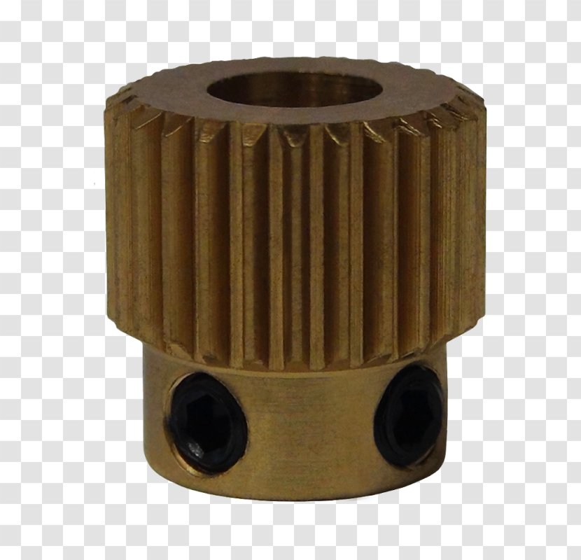 01504 Cylinder Brass Computer Hardware - 90s Style Transparent PNG