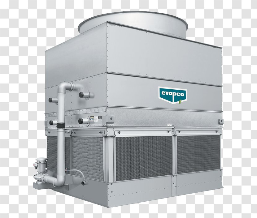 Evaporative Cooler Condenser Cooling Tower Evapco, Inc. Evaporator - Draft Transparent PNG