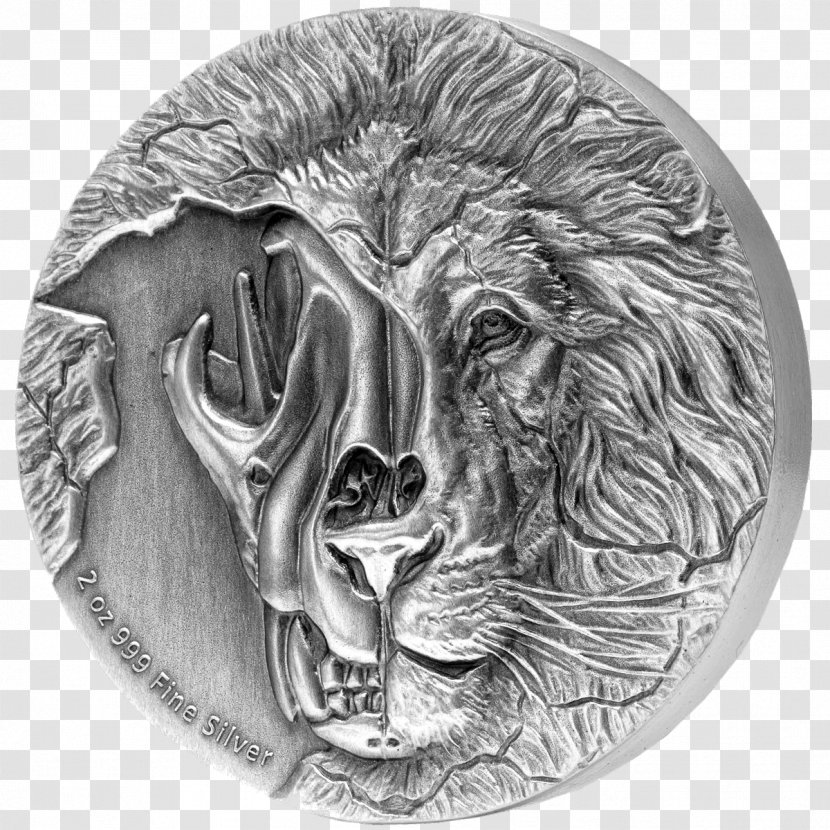 Bullion Silver Coin - Trade - Lion Transparent PNG