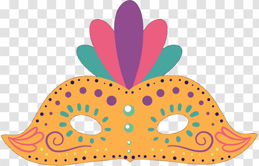 Clip Art Headgear - Mardi Gras - Orange Transparent PNG