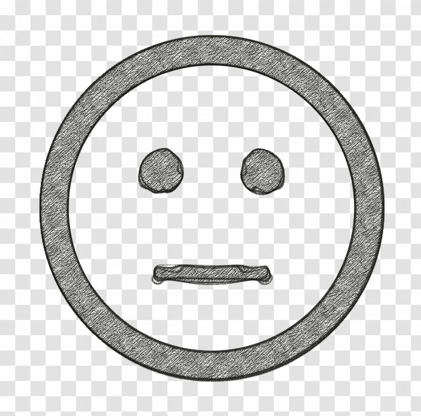 Emoticon Emotion Icon Neutral - Smiley - Metal Transparent PNG