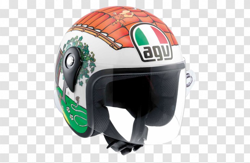 Motorcycle Helmets AGV Scooter - Vespa Transparent PNG