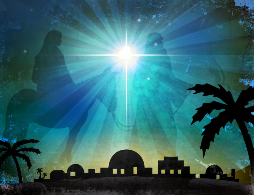 Bethlehem Christmas Card Worship Nativity Of Jesus - Nature - Church Candles Transparent PNG