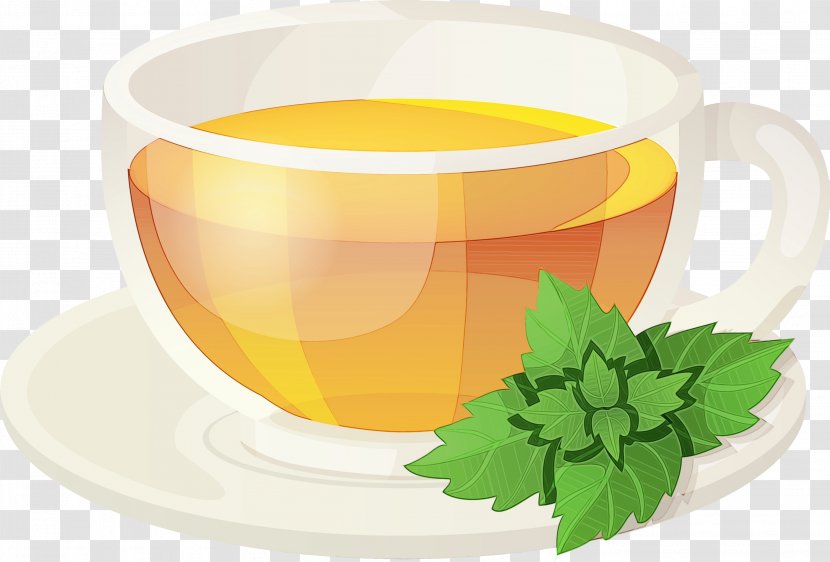 Coffee Cup - Tableware Herbal Transparent PNG