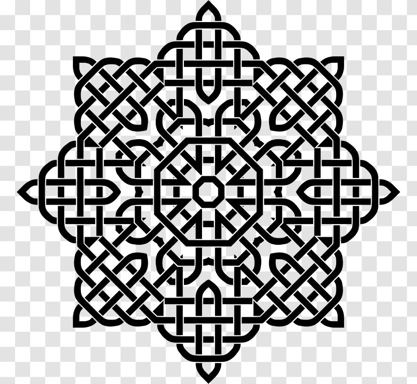 Celtic Knot Celts Clip Art - Symbol - Moslem Pattern Transparent PNG