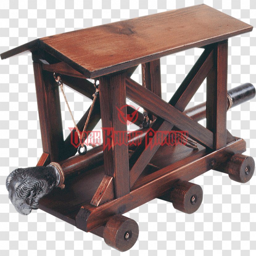 Battering Ram Siege Engine Middle Ages Weapon - Furniture - Medieval Cart Transparent PNG