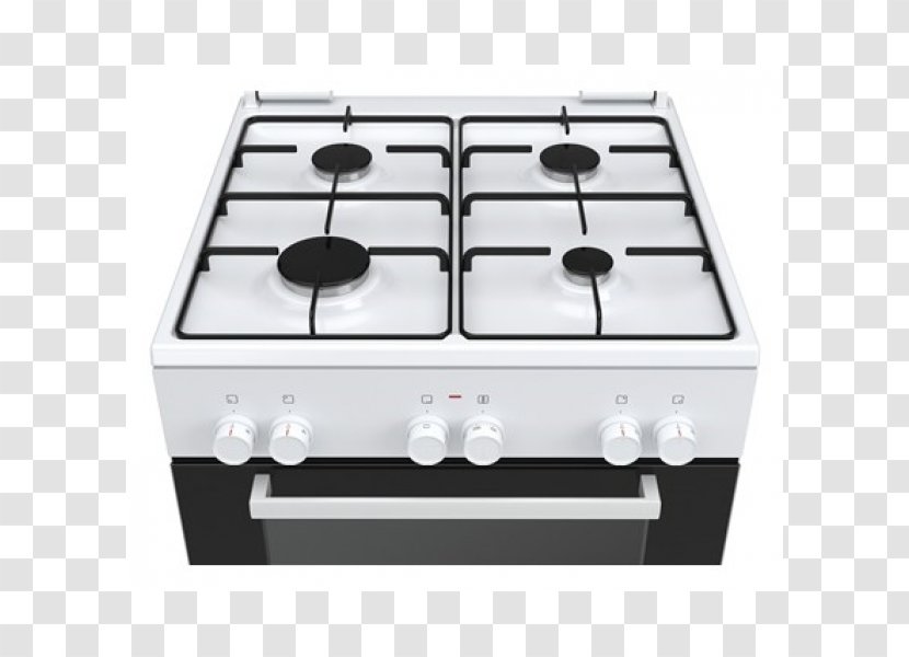 Cooking Ranges Bosch Serie 4 HGD72D120F Gas Stove HGD745220 Polar White Gas-kombi-standherd 60cm - Electricity - Online Shopping Transparent PNG