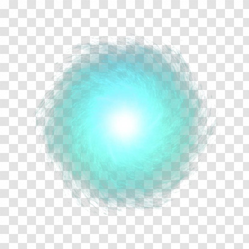 Sphere Turquoise Computer Wallpaper - Blue Galaxy Star Clouds Transparent PNG