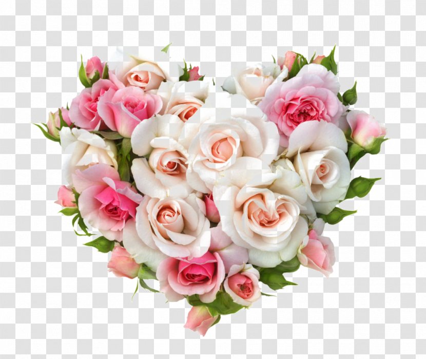 Flower Bouquet Gift Rose Wedding - Anniversary - Heart Transparent PNG