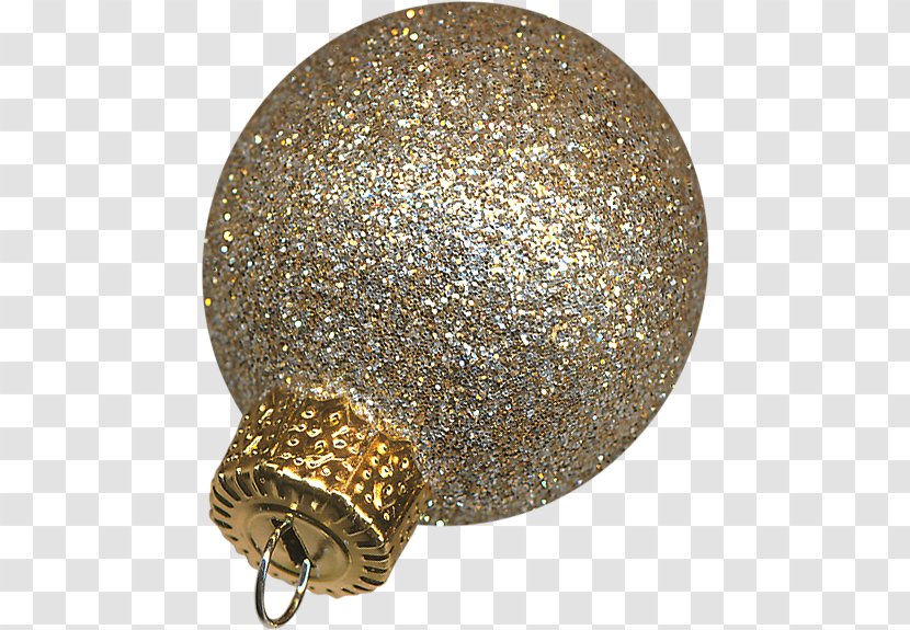 Christmas Clip Art - Brass - Yellow Ball Transparent PNG
