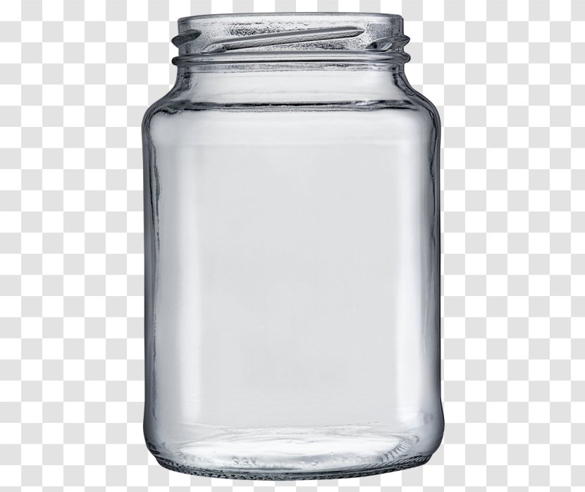 Glass Bottle Water Bottles Lid Mason Jar - Food Storage Containers - Parallel Ata Transparent PNG