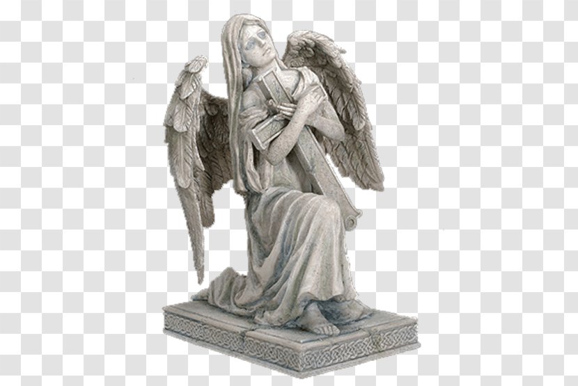 Statue Angel Michael Figurine Cherub - Guardian Transparent PNG