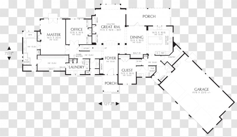 Floor Plan House Interior Design Services Transparent PNG