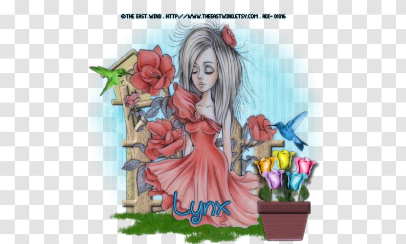 Illustration Cartoon Fairy Flowering Plant Fiction - Frame Transparent PNG