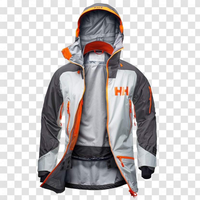 Hoodie Helly Hansen Shell Jacket Ski Suit - Lining Transparent PNG